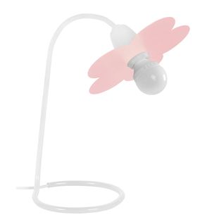 Lampe D'enfant Tosel ,métal,blanc   ,h40xd 18xp18cm