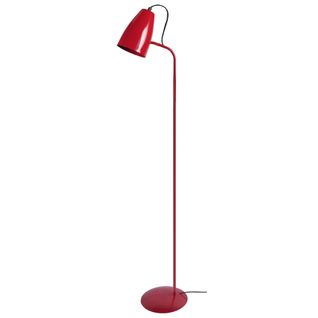 *lampadaire  Bureau Tosel ,métal,rouge,h150xd40xp40cm