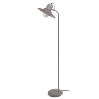 *lampadaire  Bureau Tosel ,métal,taupe,h150xd29xp29cm