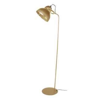 Lampadaire De Bureau Tosel ,métal,doré ,h150xd25xp25cm