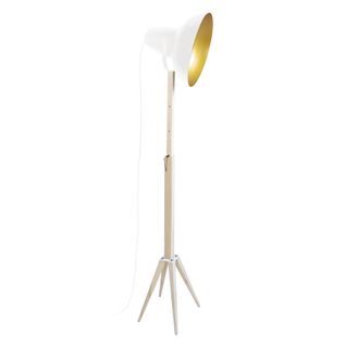 Lampadaire Liseuse Aquitaine Trépied Métal  Blanc D30xp30xh150  Cm