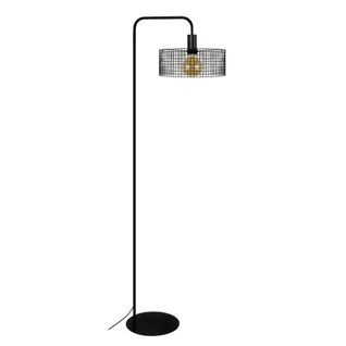 Lampadaire De Bureau Tosel ,métal,noir ,h157xd30x P 42cm