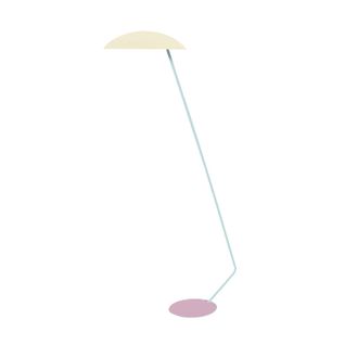 Lampadaire De Bureau Tosel ,métal,beige,h174xd33xp70cm