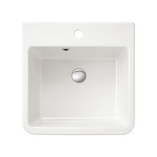 Évier Buanderie Bac à Laver Céramique Blanc Sanindusa Utility 510x500