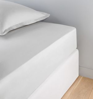 Drap housse gris 160x200 cm NUIT FAUBOURG IENA