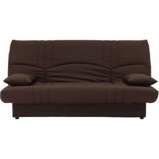 Dream Banquette Clic Clac 3 Places  Tissu Chocolat  Slyle Contemporain  L 190 X P 92 Cm