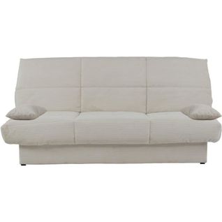 Banquette Clic-clac - 3 Places - Tissu - Beige - 190 X 90 X 92 Cm - Clem