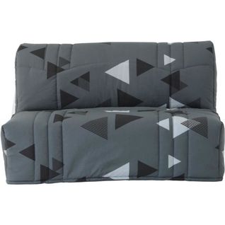 Banquette BZ Dream - Gris Bikini - 2 Places - 100% Coton - L 145 X P 100 X H 90 Cm