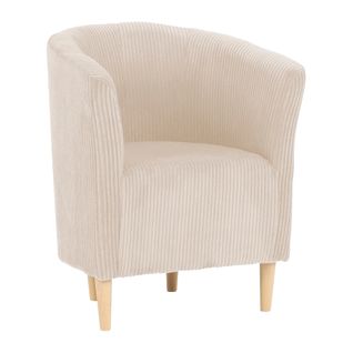 Fauteuil cabriolet MAUD II tissu lincoln beige