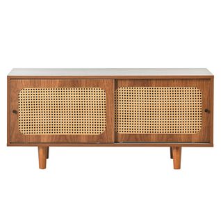 Meuble à Chaussures - Avec 2 Portes Et Étagères Réglables - Marron