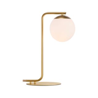 Lampe à Poser Grant  Verrerie Laiton, H.41 - Ip20 - E14 / Intérieur