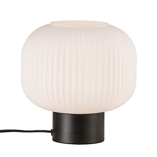 Lampe à Poser Milford  Verrerie Noir, H.20 - Ip20 - E27 / Intérieur