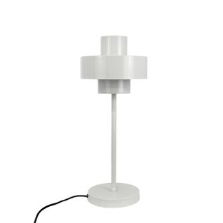 Lampe à Poser En Métal Blanc, H 49,5 Cm D 20 Cm Stoke