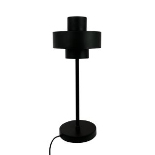 Lampe à Poser En Métal Noir, H 49,5 Cm D 20 Cm Stoke