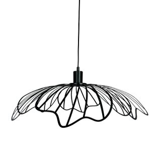 Suspension En Métal Noir Mat, H 12 Cm D 60 Cm - Blumen