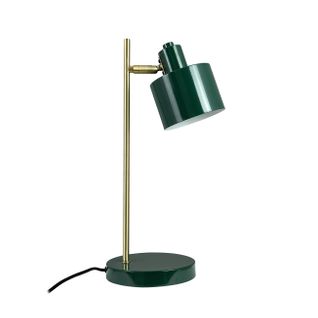 Lampe à Poser Ocean En Métal Vert Foncé/laiton, H 43 Cm D 20,5 Cm - Ocean