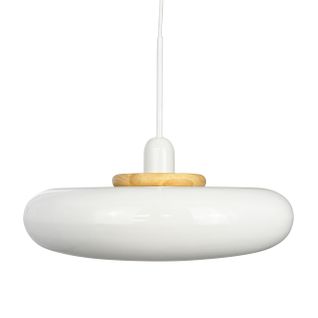 Suspension En Métal Et Bois, H36cm D40 - Planet