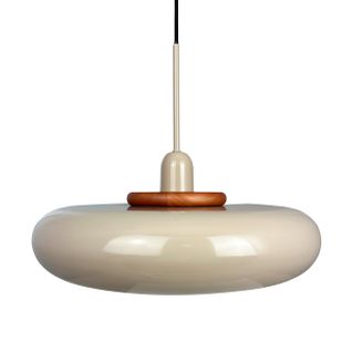 Suspension En Métal Et Bois, H36cm D40 - Planet