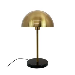 Lampe à Poser En Métal Brass/marble H 51 Cm D 32 Cm - Nancy