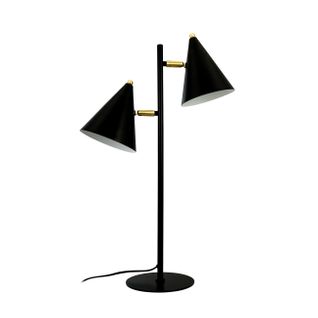 Lampe à Poser En Métal Noir H 64 Cm D 40 Cm - Rouen
