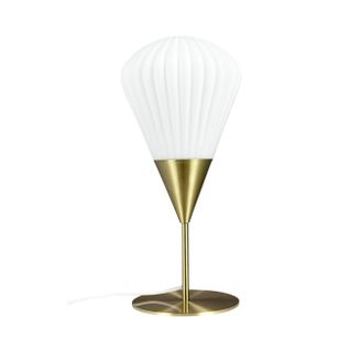 Lampe à Poser En Métal Et En Verre H45,5cm D21cm, Ballon
