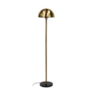 Lampadaire En Métal Brass/marble H 140 Cm D 30 Cm - Menton