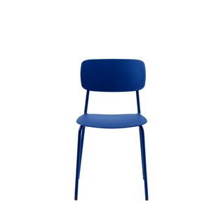 Lot De 4 Chaises En Plastique Et Métal