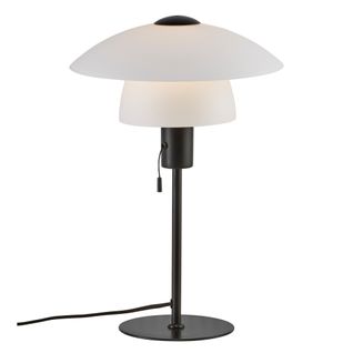 Lampe à Poser Verona  Verrerie Noir, H.40 - Ip20 - E27 / Intérieur
