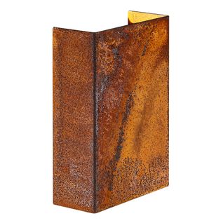 Applique Murale Fold 10 Corteen Corten, H.14.9 - Ip54 - LED Module / Extérieur
