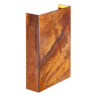 Applique Murale Fold 15 Corteen Corten, H.21 - Ip54 - LED Module / Extérieur