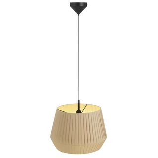 Suspension Dicte 40 Textile Beige, H.33.7 - Ip20 - E27 / Intérieur