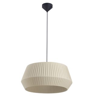 Suspension Dicte 53 Textile Beige, H.29 - Ip20 - E27 / Intérieur