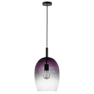 Suspension Uma 23 Verrerie Gris, H.39.5 - Ip20 - E27 / Intérieur