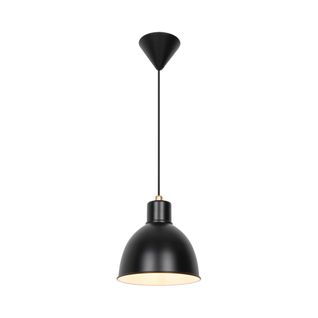 Suspension Pop  Métal Noir- Laiton, H.20 - Ip20 - E27 / Intérieur