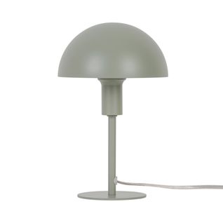 Lampe à Poser Ellen Mini Métal Vert Poudré, H.25 - Ip20 - E14 / Intérieur