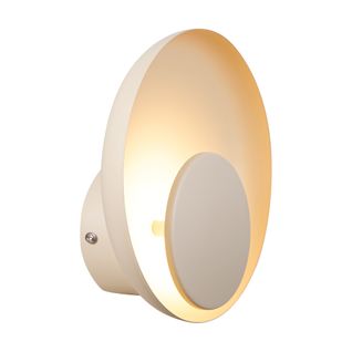 Applique Murale Marsi  Métal Beige, H.21 - Ip20 - LED Module / Intérieur