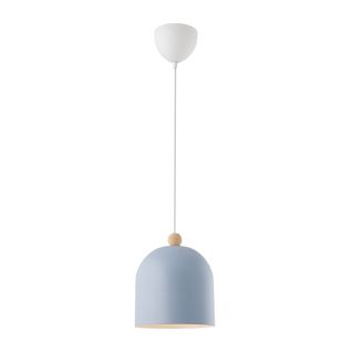 Suspension Gaston  Métal Bleu, H.24 - Ip20 - E27 / Intérieur