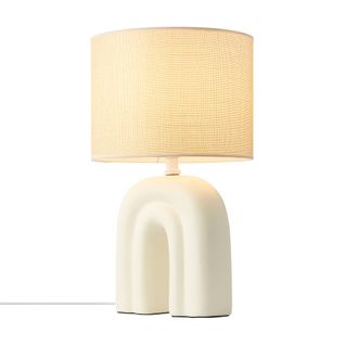 Lampe à Poser Haze  Céramique Beige, H.42 - Ip20 - E27 / Intérieur