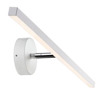 Applique Murale Ip S13 60 Métal Blanc, H.9 - Ip44 - LED Module / Intérieur