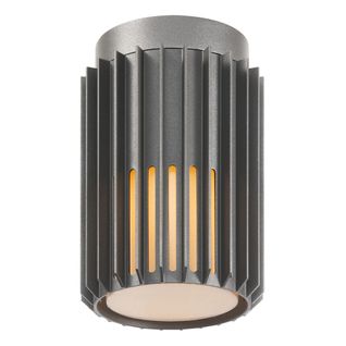 Plafonnier Luminaire Aludra  Aluminium Seaside Anthracite H. 18,8 Ip54 -extérieur