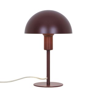 Lampe à Poser Ellen Mini Métal Bordeaux, H.25  Ip20  E14 /  Intérieur