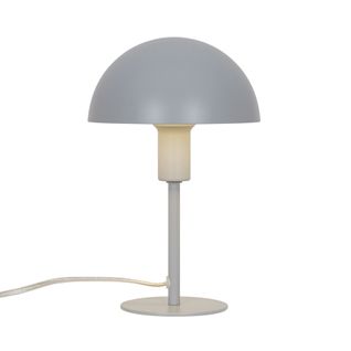 Lampe à Poser Ellen Mini Métal Gris, H.25  Ip20  E14 /  Intérieur