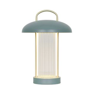 Luminaire Nomade Mirano Portable Métal Vert Poussiéreux, H.29  Ip20  LEDmodule /  Intérieur