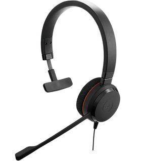 Casque Micro Filaire Evolve 20 Uc Mono Noir