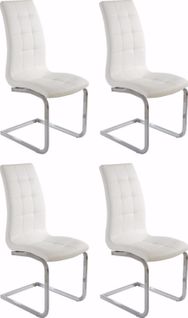 Lola-chaise 4 Paquets Blanc