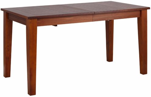 America-table De Salle à Manger 150 Cm 4 Places En Pin Brun