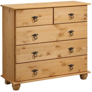 Finca - Commode à 3+2 Tiroirs En Pin