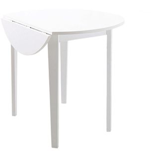 Trend - Table à Manger En Effet Pin Blanc 4 Personnes 92x54