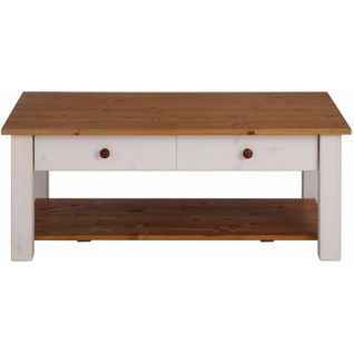 Chicago - Table Basse En Bois Blanc