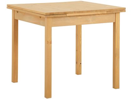 Table à Manger En Pin Marron 4 Personnes L80 En Cire Teintée
